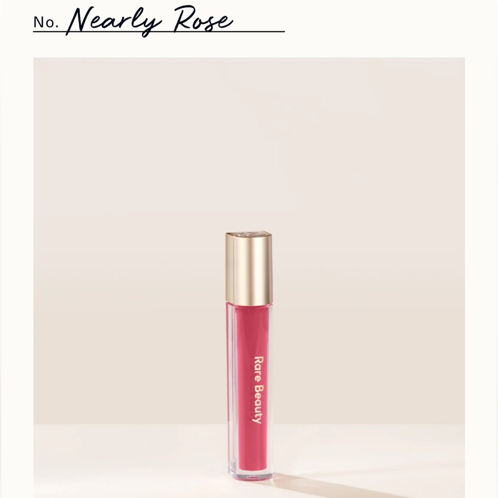 New! Rare Beauty Nearly Rose Lip Gloss